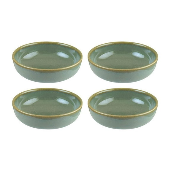 Sage dia.5.5" h:2" 15 oz. Round Green Vitrified Bowl (Set of 4)