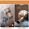 thumbnail image 3 of HEMLBOYW Compression Sleeve Puller Tool Remove Nut & Ferrule Of Pipe, Sleeve Remover For 1/2” Compression Fittings Only, 3 of 6
