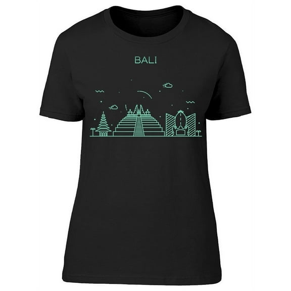 Bali Skyline T-Shirt Women -Image by Shutterstock, Female x-Large