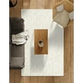 thumbnail image 3 of Unique Loom Trellis Shag Collection Area Rug - Traditional (4' 1" x 6' 1" Rectangle Ivory), 3 of 9