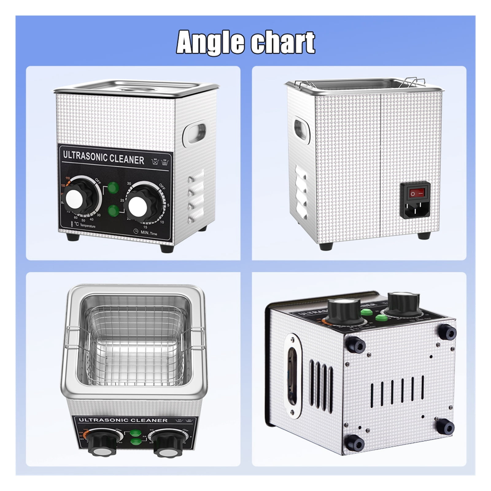 Ultrasonic Cleaner 2L Tool Phone Repair Timer Heater Ultrasonic Washing Machine Cleaner ,Convenient to Use