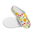 thumbnail image 3 of Rateoe Avocado And Pineapple Print Women's Men's Cotton Knit Slippers Lightweight Memory Foam Indoor House Shoes with Anti-Skid Sole-44/45, 3 of 7