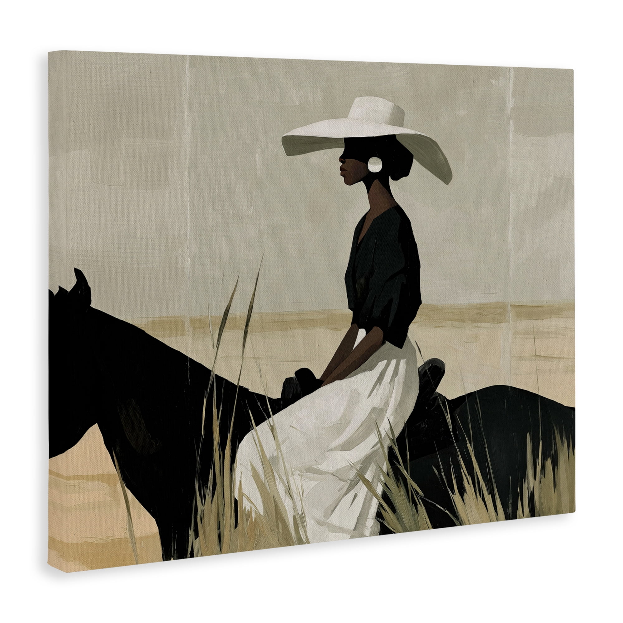 Stupell Industries Equestrian Elegance Silhouette Canvas Wall Art, design by Svetlana Aleynikova