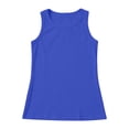 thumbnail image 4 of YaEYa Girls Ribbed Tank Top Fitted Sleeveless Racerback Athletic Workout Top Summer Exercise Yoga Gym Shirts Fits for Kids 4-14 Years, 4 of 10
