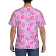 thumbnail image 2 of Naloa Donuts Men's T-Shirt Sport T-shirt Men's Basic Tee Casual Men's Shirt, Round Neck, Short Sleeves - Medium, 2 of 5