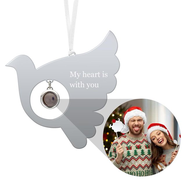 Personnalisé Photo Projection Ornement DIY Projection Pendentif Décoration I7H1