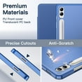 thumbnail image 3 of JETech Case for Samsung Galaxy Tab S9 Plus 12.4-Inch, Translucent Back Tri-Fold Stand Protective Tablet Cover, Support S Pen Charging, Auto Wake/Sleep (Navy), 3 of 7