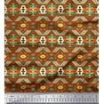 thumbnail image 1 of Soimoi Poly Georgette Fabric Geometric Southwestern Print Sewing Fabric Yard 52 Inch Wide, 1 of 3