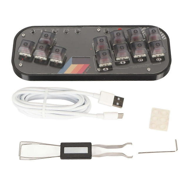 for Fighting Box Keyboard for Hitbox Mini Fighting Game Controller for SOCD Arcade Fight Stick for Mixbox Mechanical Switch Button