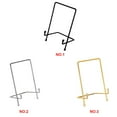thumbnail image 4 of Iron Table Photo Card Display Photo Stand Card Stand Party Decoration Picture Holder Home Easel gold 13*21cm, 4 of 9
