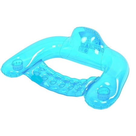 Inflatable Blue Swimming Pool Water Chair Float Lounger ...