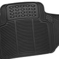 thumbnail image 4 of BDK Heavy Duty Rugged Ridged Complementary Rubber Rear Floor Mats Liners, All Weather Protection, Designed for Trucks Cars Sedan SUV, 4 of 9