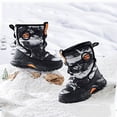 thumbnail image 3 of Girls Boys Thermal Cotton Shoes Waterproof Slip Resistant Comfortable Fashion Childrens Ankle Boots, 3 of 5