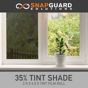 Ceramic Window Tint For Home (Blocks Up To 99% of UV/IRR Rays) 2 Feet x 6.5 Feet - 35%