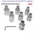 thumbnail image 3 of 8-19mm M14 adapter M14*1 Connecting rod Connector Bushing For chuck Lathe Bench, 3 of 6
