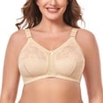 thumbnail image 2 of Women Minimizer Bra Comfort Wirefree Full Coverage Large Bust Non-Padded 40B, 2 of 9