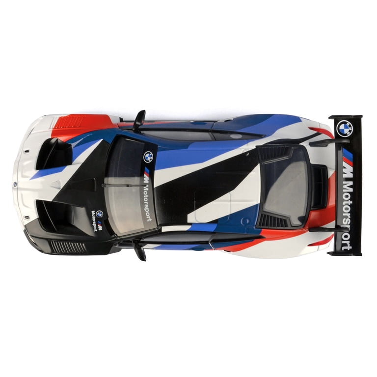 BMW M4 GT3 #1 White with Black, Blue and Red Graphics 
