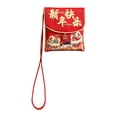 thumbnail image 1 of yuksok Chinese New Year Red Envelope Celebration Convenient for Children Red Pocket With Lanyard, 1 of 9