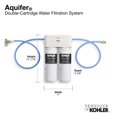 thumbnail image 2 of KOHLER 77686-NA Aquifer Double Cartridge Water Filtration System, 2 of 4