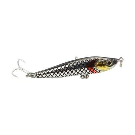 9g Saltwater Swimbaits with Dual Hooks & 3D Eyes Hard Bait Minnow Lures