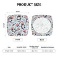 thumbnail image 6 of Lsque I Love USA Printed Square Couch Cushion Covers, Floral Sofa Cushion Covers Replacement, Stretch Couch Covers for Couch-16.9in, 6 of 9