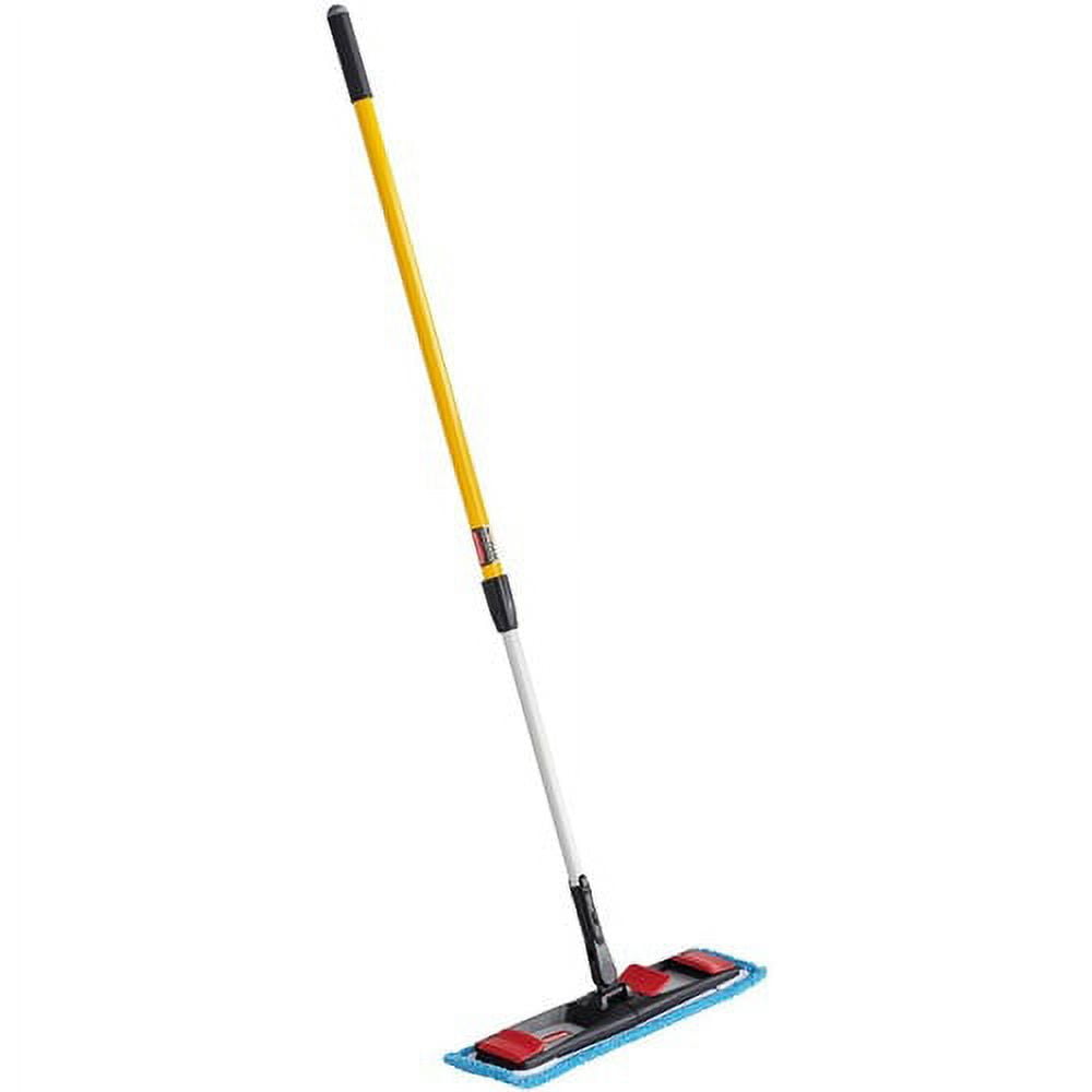 Rubbermaid® Commercial Adaptable Flat Mop Frame, 18.25 x 4, Black/Gray/Red