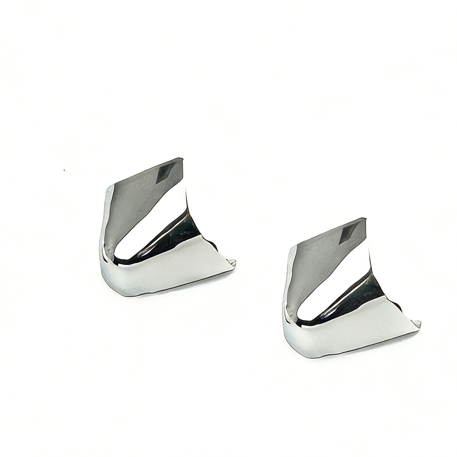 Metal Shoes Pointed Protectors 3 Pairs Triangular High Heel Toe Caps ...