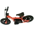 Broc Ebikes 12 in. Battery Powered Ebike, Red - Durable, Safety Assured ...