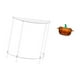 thumbnail image 5 of Mesa Auxiliar De Vidrio Acrílico Con Tapa En Forma De Calabaza, Mesa Auxiliar De Dos Niveles, Mesita De Noche Delgada Para Decoración De Sala De Estar Y Baño., 5 of 8