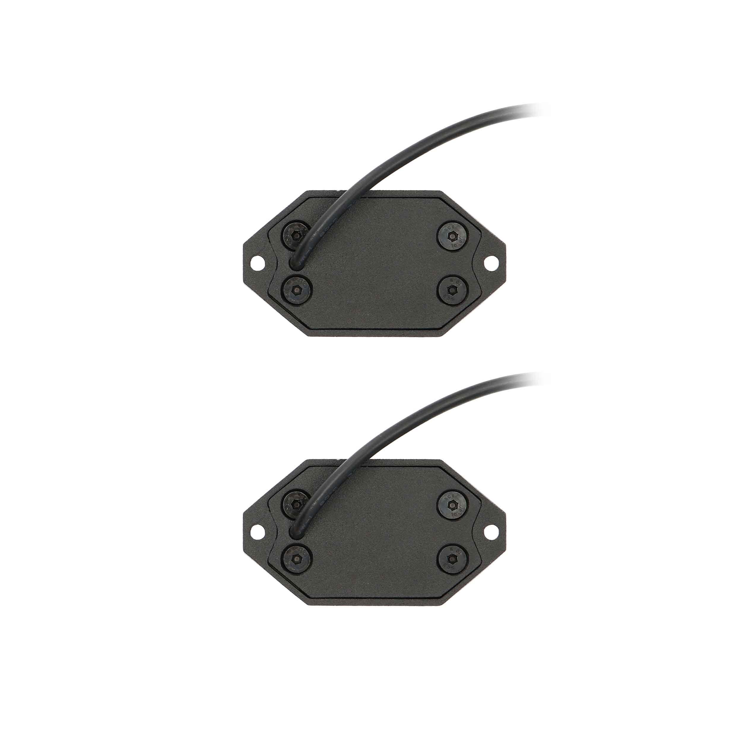 GREEN SNGL COLOR ROCK LGHT 2PK