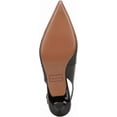 thumbnail image 5 of Franco Sarto Women's Marlow Slingback Kitten Heel Pump Black Glossy Snake 7.5M, 5 of 5