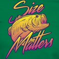 thumbnail image 3 of CafePress - Size Matters Women's Classic T Shirt - Women's Traditional Fit Dark T-Shirt, 3 of 4
