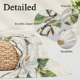 thumbnail image 6 of Botanical Flowers Body Pillow Cover, Pillowcase Protectors with Zipper, Breathable Decorative Throw Pillow Case Cover, Vintage Rustic White Floral Leaves Pillow Shams for Couch Sofa 24x36Inch, 6 of 8