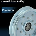 thumbnail image 4 of Unique Bargains No.AM135526 Idler Pulley for John Deere Lawn Tractor X300 X304 X310 X320 X324 X330 X350 X350R X354 X370 X500 X520 X534 X540 EZTrak ZTrak Z425 Z445 48" 54" Deck Flat Idler Pulley, 4 of 7