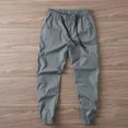 thumbnail image 3 of Pantalones cargo Harem para hombre, pantalones para senderismo al aire libre, pantalones para hombre, color gris, para trekking, otoño, de licra, holgados, de diseñador, de alta calidad, estilo emo, d, 3 of 4