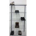 thumbnail image 1 of 14 x 63 x 33 in. 5 Tier Shoe & Boot Rack with Top Track & Hang Rail<BR><BR>, 1 of 1
