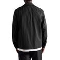 thumbnail image 6 of Men Versatile Jacket Men Coat Lapel Long Sleeve Solid Color Button Placket Jacket Spring Autumn Retro Casual Style Outerwear Retro Casual Coat, 6 of 8
