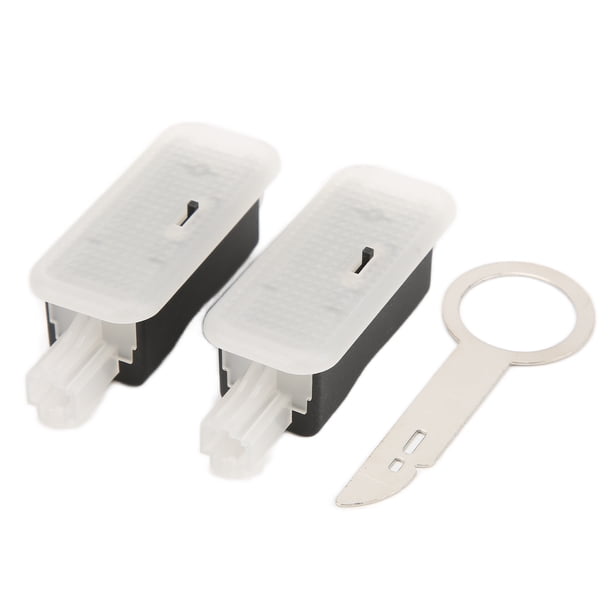 Luz de puerta de coche aleación LED 3 colores reemplazo ajustable para A6 Q5 A4 A7 A5 Q3 Q7 TT S5 Jadeshay A