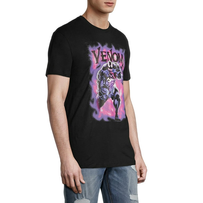 Marvel Oozy Venom & Purple Smoke Men's and Big Men's Graphic T-shirts 2-Pack Bundle Marvel Oozy Venom & Purple Smoke Men's and Big Men's Graphic T-shirts 2-Pack Bundle