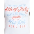 thumbnail image 4 of Legally Blonde Women's Fourth of July Graphic Tee with Short Sleeves, Sizes XXS-XXL, 4 of 5