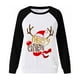 thumbnail image 4 of ICHUANYI Liquidación Navidad Moda Mujer Casual Manga Larga Impreso Señoras Sudaderas Tops ICHUANYI WER202308246977, 4 of 7