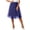 Navy, variant on Rotm Sexy Skirt Skirts for Women Tulle Mesh Elastic Waist Pleated Mini Skirt Solid Color Tiered Party Trendy Tutus Red,M