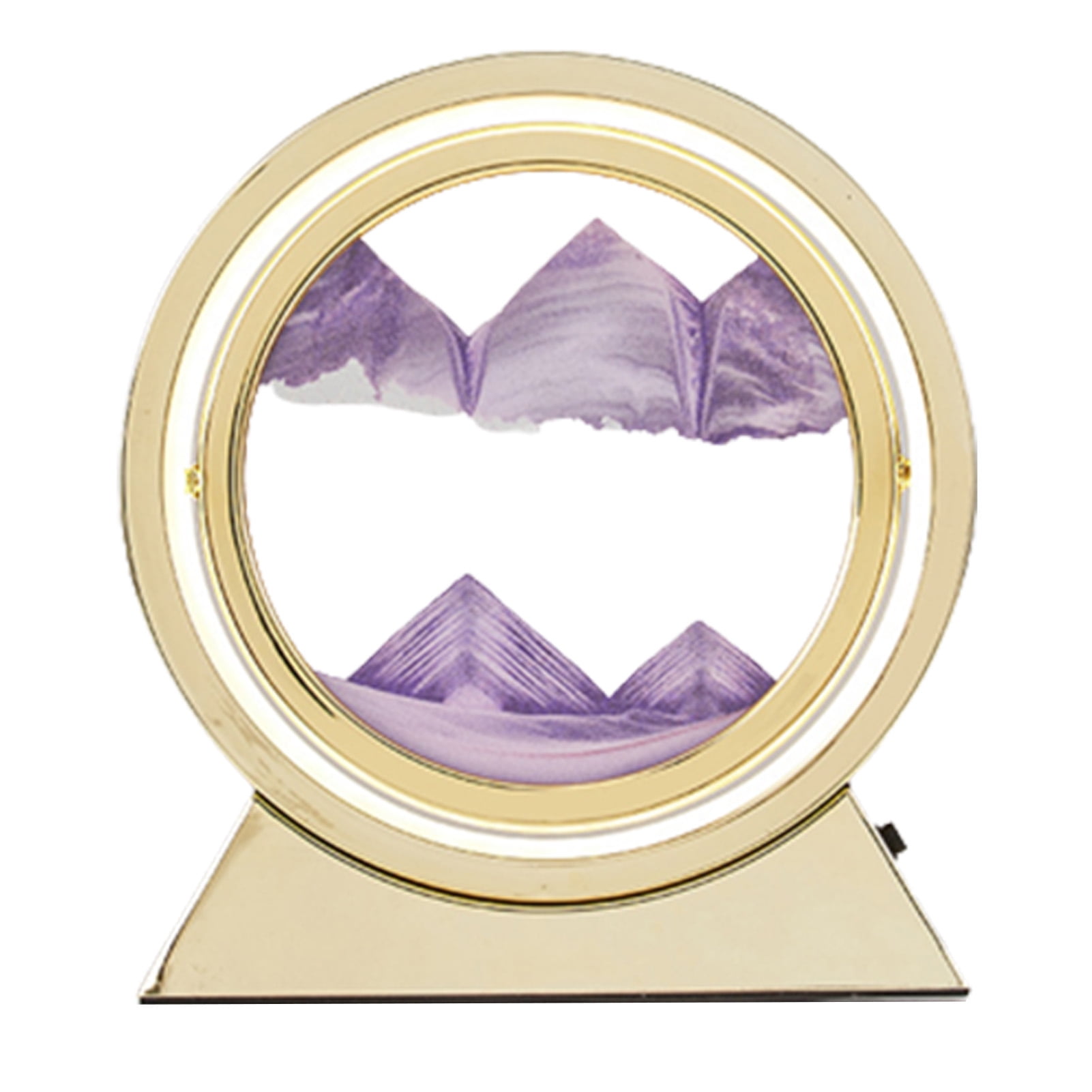 3D Mobile Sand Painting Lamp Hourglass LED Lamp Colorful 3 RGB Lights