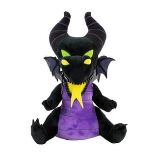 Walt Disney World Sleeping Beauty Maleficent Dragon Plush Black Toy  14"