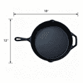 thumbnail image 5 of Ozark Trail 12 in Pre-Seasoned Cast Iron Skillet with Handles, 5 of 10