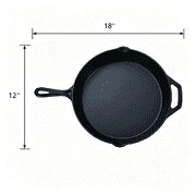 Ozark Trail 12 in Pre-Seasoned Cast Iron Skillet with Handles