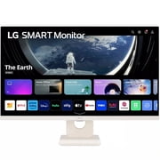 LG MyView 27SR50F-W 27" Class Full HD Smart LCD Monitor - 16:9 - White - 27" Viewable - In-plane Switching (IPS) Technology - 1920 x 1080 - 250 Nit - 5 ms - Speakers - HDMI