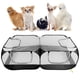 thumbnail image 5 of M Buder Corral Portátil para Pollos y Animales Pequeños Valla Plegable para Mascotas Perros Gatos Exteriores Negro (175x85x65.5 cm / 68.90x33.46x25.79 inches), 5 of 9