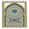 thumbnail image 3 of Ambesonne Turkish Pattern Shower Curtain, Arch, 69"Wx75"L, Caramel Green Indigo, 3 of 3
