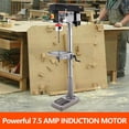 thumbnail image 4 of 15in Floor Drill Press with 7.5A Copper Motor Variable Speed 288-3084 RPM Adjustable Tilting Worktable for Wood and Metalworking, 4 of 7